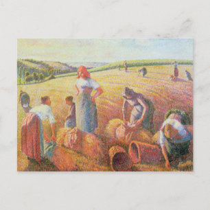 Camille Pissarro   Gleaners, 1889 Briefkaart