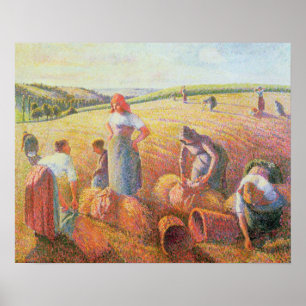 Camille Pissarro   Gleaners, 1889 Poster