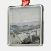 Camille Pissarro | Haven van Saint-Sever, Rouen, 1 Metalen Ornament (Links)