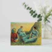 Camille Pissarro- Haymakers Resting Briefkaart (Staand voorkant)