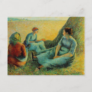 Camille Pissarro- Haymakers Resting Briefkaart