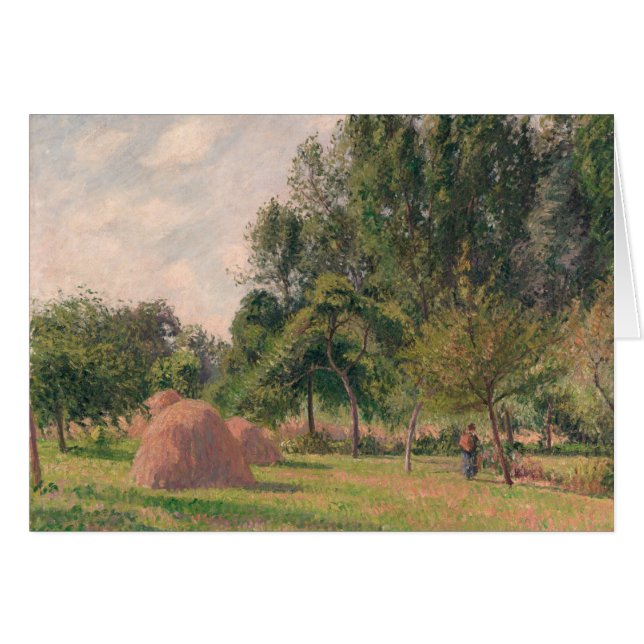 Camille Pissarro | Haystacks, Morning, Eragny (Voorkant Horizontaal)