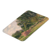Camille Pissarro | Haystacks, Morning, Eragny Magneet (Linkerzijde)
