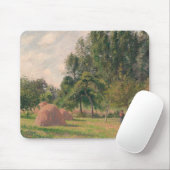 Camille Pissarro - Haystacks, Morning, Eragny Muismat (Met muis)