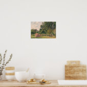 Camille Pissarro - Haystacks, Morning, Eragny Poster (Keuken)