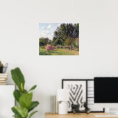 Camille Pissarro Haystacks, Morning, Éragny Poster (Thuiskantoor)