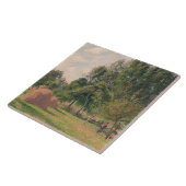 Camille Pissarro - Haystacks, Morning, Eragny Tegeltje (Zijkant)