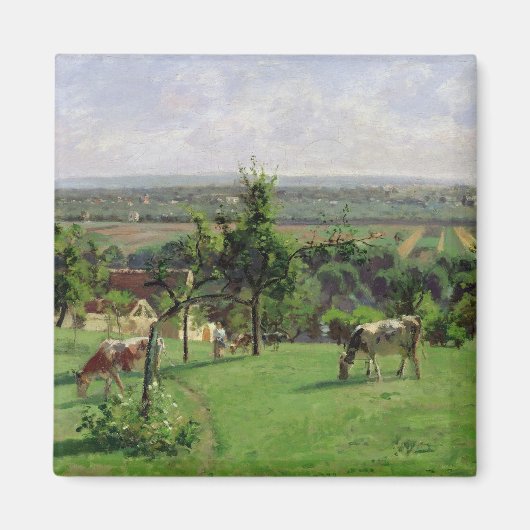 Camille Pissarro | Hillside of Vesinet, Yvelines; Magneet (Voorkant)