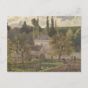 Camille Pissarro   Huis van Hermitage, Pontois Briefkaart