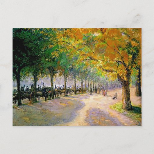 Camille Pissarro-Hyde Park, Londen Briefkaart (Voorkant)