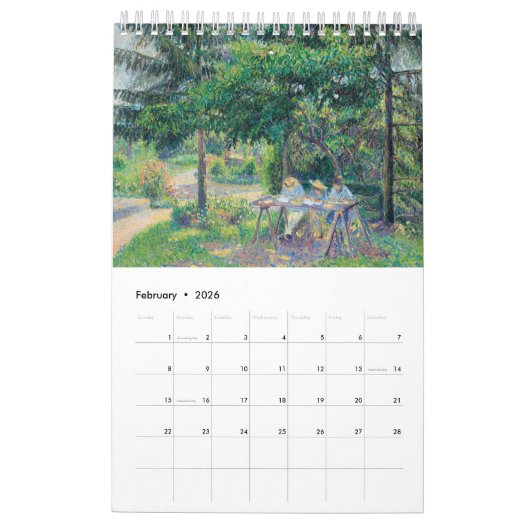 Camille Pissarro Kalender impressionisten (Feb 2026)