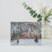 Camille Pissarro - Kastanjebomen in Louvecienne Briefkaart (Staand voorkant)