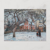 Camille Pissarro - Kastanjebomen in Louvecienne Briefkaart (Voorkant)