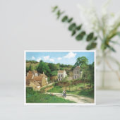 Camille Pissarro - Kluis Pontoise 1867 Olie Briefkaart (Staand voorkant)