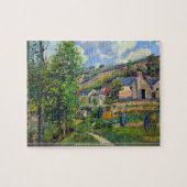 Camille Pissarro - Landschap in Pontoise puzzle Legpuzzel (Horizontaal)