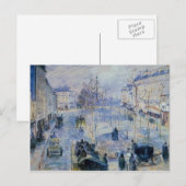 Camille Pissarro- Le Boulevard de Clichy Briefkaart (Voorkant / Achterkant)