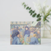 Camille Pissarro | Le Marche de Gisors Briefkaart (Staand voorkant)