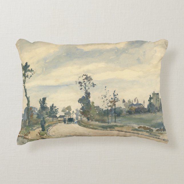 Camille Pissarro - Louveciennes Accent Kussen (Voorkant)
