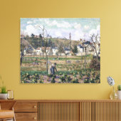 Camille Pissarro Maubuissons garden Pontoise Canvas Afdruk (Insitu (Woonkamer))