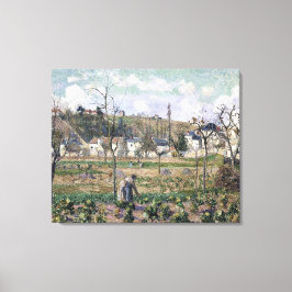 Camille Pissarro Maubuissons garden Pontoise Canvas Afdruk