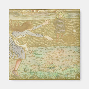 Camille Pissarro Meisjes die Tennis spelen uit ' Magneet