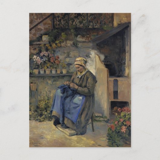 Camille Pissarro- Moeder Jolly Briefkaart (Voorkant)