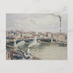 Camille Pissarro - Morning, An Overcast Day, Rouen Briefkaart
