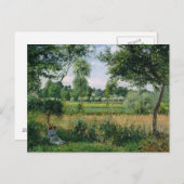 Camille Pissarro - Morning Sunlight Effect, Eragny Briefkaart (Voorkant / Achterkant)