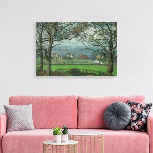 Camille Pissarro - Near Sydenham Hill Canvas Afdruk (Insitu (Woonkamer))