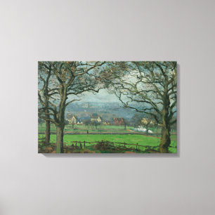Camille Pissarro - Near Sydenham Hill Canvas Afdruk