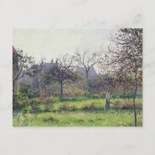 Camille Pissarro   Ochtend Zon, Herfst, Eragny, 18 Briefkaart