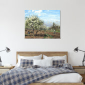Camille Pissarro Orchard in Bloom Louveciennes Canvas Afdruk (Insitu (Slaapkamer))