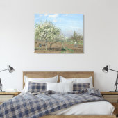 Camille Pissarro Orchard in Bloom Louveciennes Canvas Afdruk (Insitu (Slaapkamer))