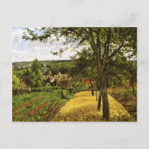 Camille Pissarro- Orchards bij Louveciennes Briefkaart