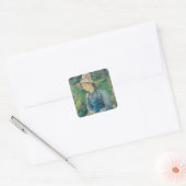 Camille Pissarro | paasgiertje met een Pet van str Vierkante Sticker (Envelop)