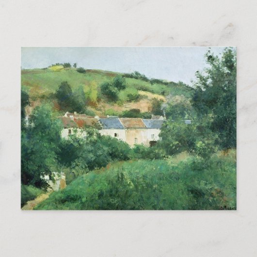 Camille Pissarro | Pad in het dorp, 1875 Briefkaart (Voorkant)