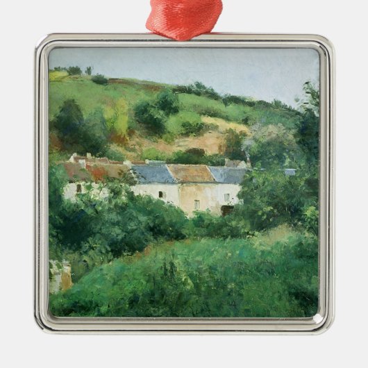 Camille Pissarro | Pad in het dorp, 1875 Metalen Ornament (Voorkant)