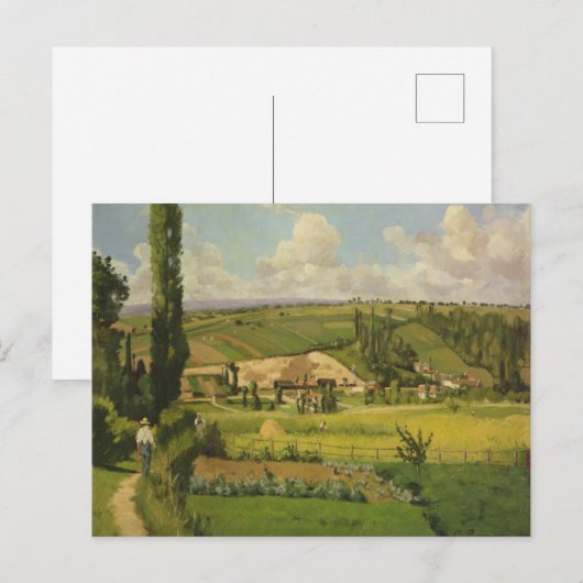 Camille Pissarro | Paysage aux Patis, Pointoise Briefkaart (Voorkant / Achterkant)