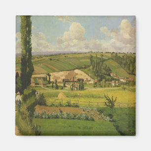 Camille Pissarro Paysage aux Patis, Pointoise Magneet
