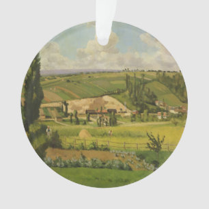 Camille Pissarro Paysage aux Patis, Pointoise Ornament