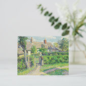 Camille Pissarro - Peasants houses, Eragny Briefkaart (Staand voorkant)