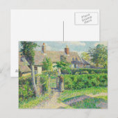 Camille Pissarro - Peasants houses, Eragny Briefkaart (Voorkant / Achterkant)