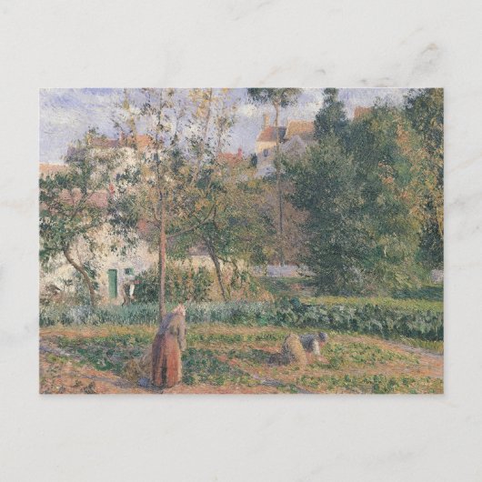 Camille Pissarro | Plantaardige tuin in Hermita Briefkaart (Voorkant)