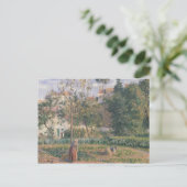 Camille Pissarro | Plantaardige tuin in Hermita Briefkaart (Staand voorkant)