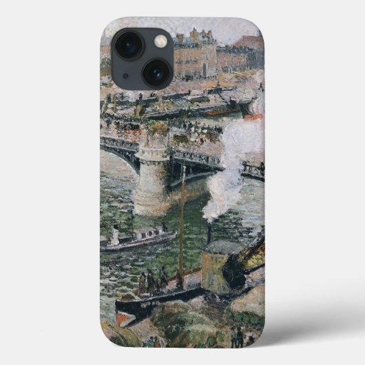 Camille Pissarro Pont Boieldieu in Rouen Painting Case-Mate iPhone Case (Achterkant)