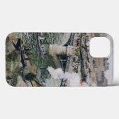 Camille Pissarro Pont Boieldieu in Rouen Painting Case-Mate iPhone Case (Achterkant (horizontaal))