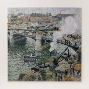 Camille Pissarro Pont Boieldieu in Rouen Painting Legpuzzel