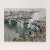 Camille Pissarro Pont Boieldieu in Rouen Painting Legpuzzel (Horizontaal)