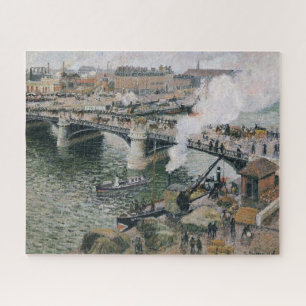 Camille Pissarro Pont Boieldieu in Rouen Painting Legpuzzel