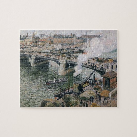 Camille Pissarro Pont Boieldieu in Rouen Painting Legpuzzel (Horizontaal)